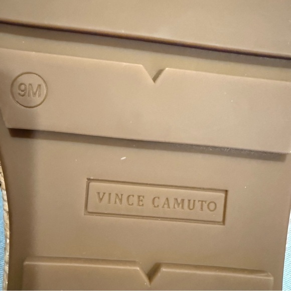 Vince Camuto Orange Espadrille Slide Sandals - Picture 6 of 6